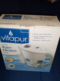 Water Pitcher and Filters, Brita VitaPur