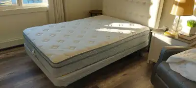 Double mattress and box spring, View more