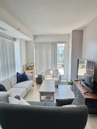Furnished Bedroom in a Modern 2 Bed / 2 Bath Condo Location: Bayview Village, North York (Bayview &...
