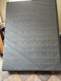 Queen size box spring and bed frame (no mattress)