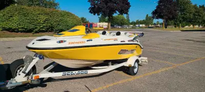 2004 SEADOO SPORTSTER 155HP, 4 STROKE 4 TEC ENGINE, VERY CLEAN INSIDE AND OUT ,COMES WITH TRAILER AN...