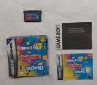 Nintendo Gameboy Advance  - Connect Four / Perfection / Trouble 