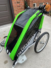 Thule Chariot 3-in-1 Child Bike Trailer, Run & Walk Stroller! 