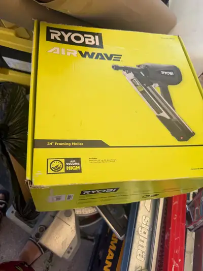 Ryobi framing nailer air , View more