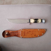 Vintage Old Brazil Brazilian Tramontina Hunting Knife Gift