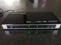 5x1 HDMI switch with audio extractor 4K30