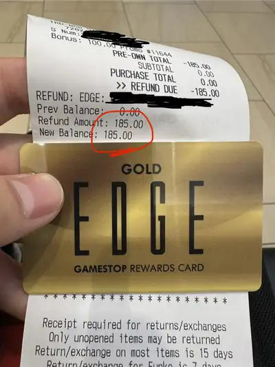 EB games Gift Card: Balance $185, View more