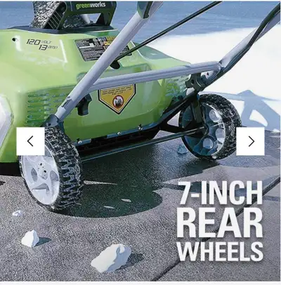 Greenworks 13 Amp Corded 20-inch Snow Thrower. , View more