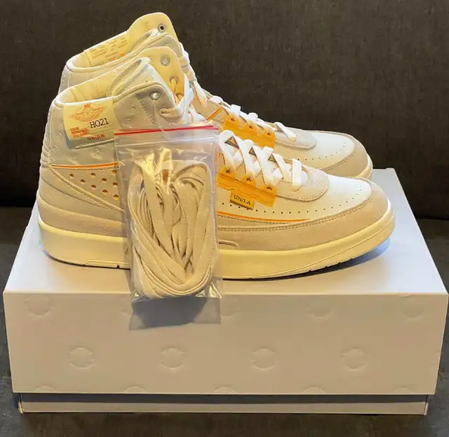 BNIB - Jordan 2 Retro SP Union Rattan - DS - Size 14M62863269384835122