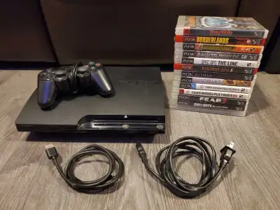PS3 Slim Bundle w/ 13 Games, View more