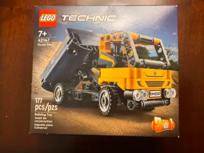 LEGO 42147 Technic Dump Truck. Retired LEGO set. Box is sealed but the front has a few small creases...
