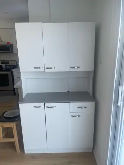 White Kitchen Storage Cabinet Unit, View more