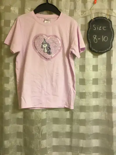 Brand new Flip Sequin Unicorn girls t-shirt 8-10 - NWT, View more