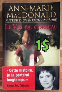 1$ - Livre – Le vol du corbeau d’Ann-Marie MacDonald