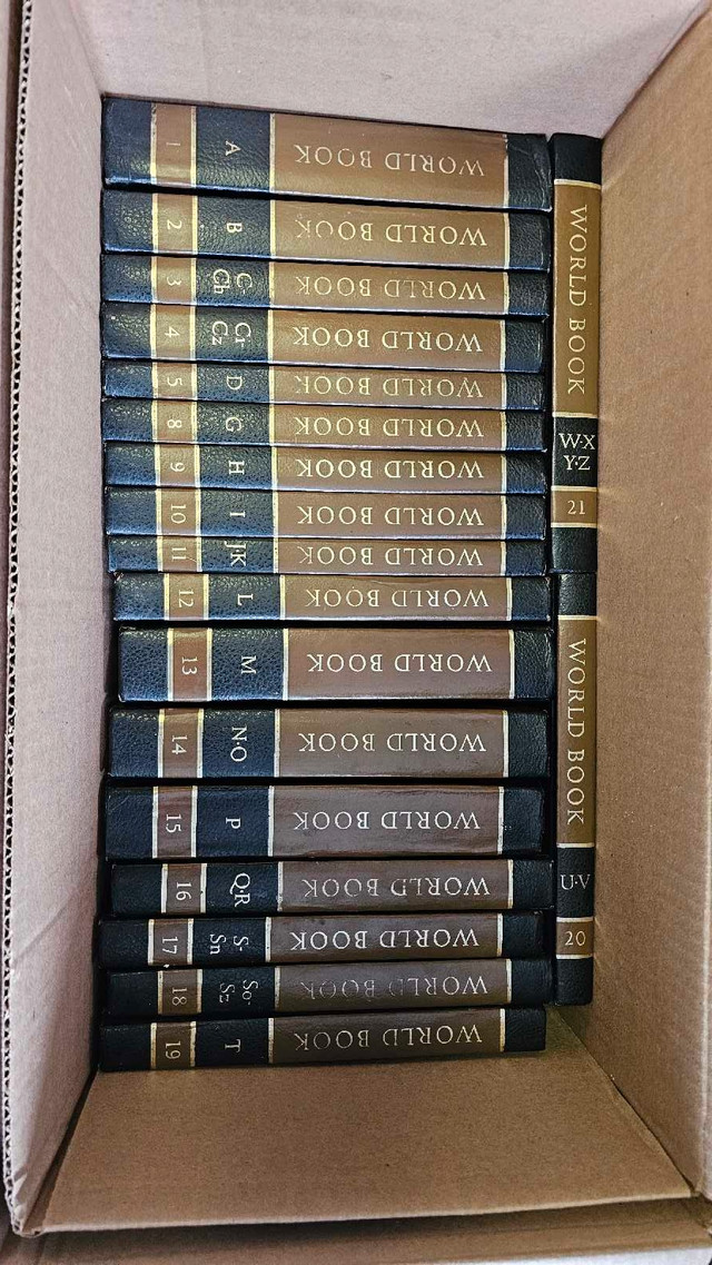 1976 World Book Encyclopedia Set in Textbooks in Markham / York Region
