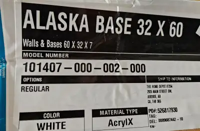 MAAX Alaska Rectangular Centre Drain Shower base, View more