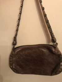 Vintage Brown Daniel Leather Top Handle Bag