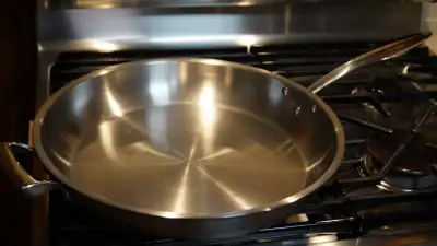 Browne Thermalloy Deluxe Fry Pan, 14", Stainless Steel - 5724054, View more