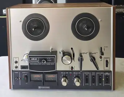 AKAI 4000DB REEL TO REEL TAPE RECORDER, View more