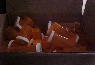FREEEE BOX OF EMPTY PILL BOTTLES, View more
