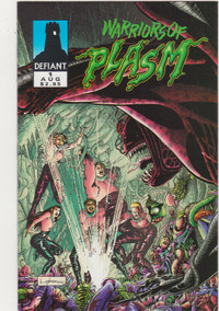 Defiant Comics - Warriors of Plasm - Issues #1,2,4, and 7.