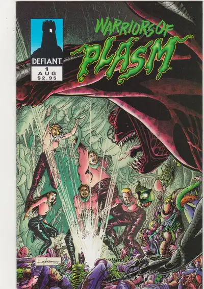 Defiant Comics - Warriors of Plasm - Issues #1,2,4, and 7., View more