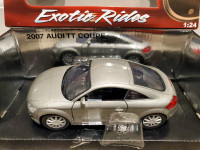 1:24 Diecast Motor Max 2007 Audi TT Coupe Grey Exotic Rides