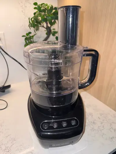 FOR SALE: BLACK+DECKER 3-in-1 8-Cup Food Processor 450W, Black, View more