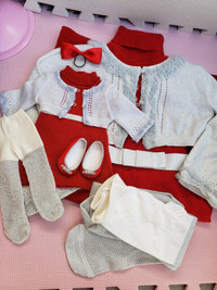 American girl matching clothes for girl and doll