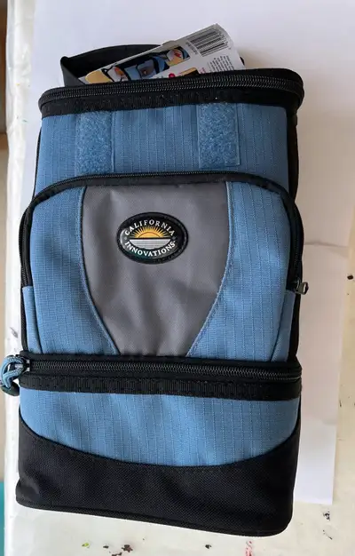 2 compartment lunch box bag, View more