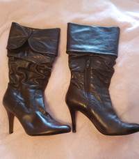ALDO mid calf high heel boots sz 38