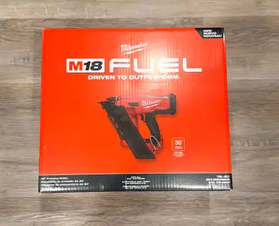 Milwaukee M18 Fuel 3 1/2” 30 Degree Brushless Framing Nailer - , View more