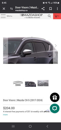 Mazda CX-5 vent shades