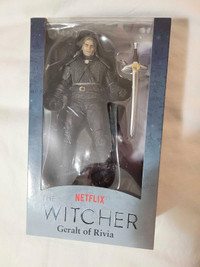 The Witcher toys action figures BNIB (Geralt, Ciri, Jaskier)