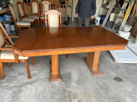 Dining table and chairs