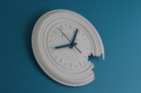 Dior X Daniel Arsham inspired cracked clock