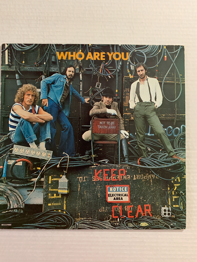 THE WHO / WHO ARE YOU VINTAGE FROM 1978 RECORD IS NEAR MINT NM- COVER IS NEAR MINT MN-