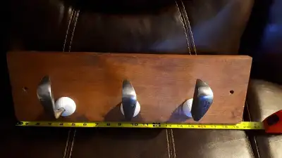 Golf Head Coat Rack with Irons - Cool gift item, View more