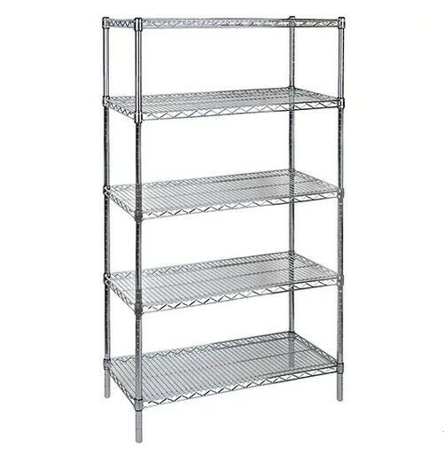 NEW CHROME WIRE SHELVING $ 50 OFF. 24"X36"X72" UNIT 5 SHELVES in Storage & Organization in Kitchener / Waterloo