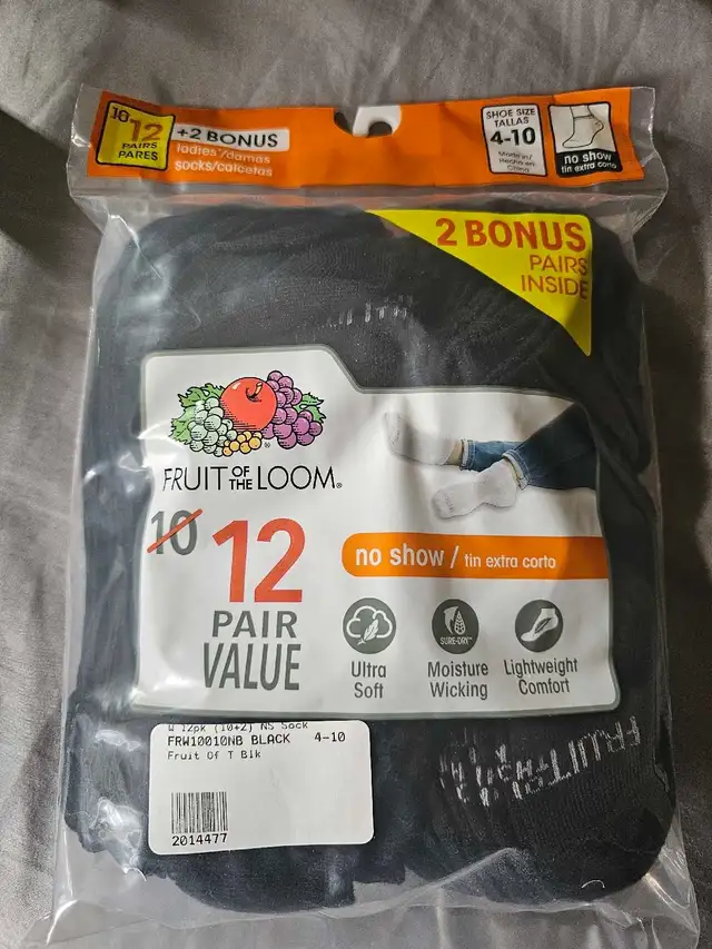 Fruit of the Loom Socks