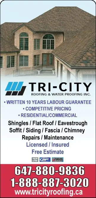 Tri-City Roofing & Waterproofing Inc.62865710431617122