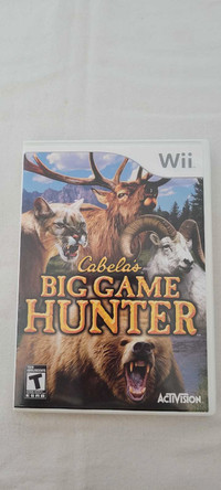 Wii Cabela's Big Game Hunter