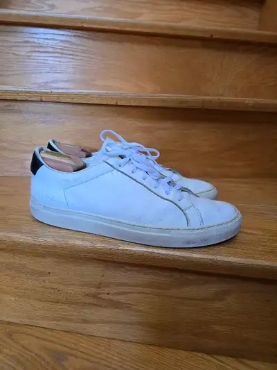 common projects white leather sneakers for men size 44, View more