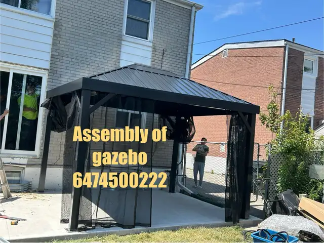 assembly of gazebo in Patio & Garden Furniture in Markham / York Region - Image 4