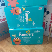 $32 Each Pampers Baby Dry Size 7