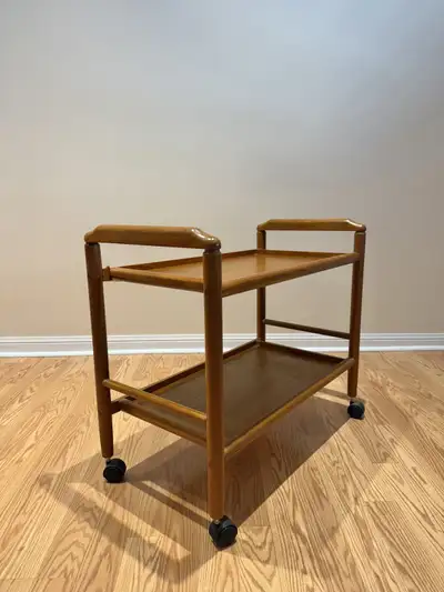 Mcm Teak Bar Cart, View more