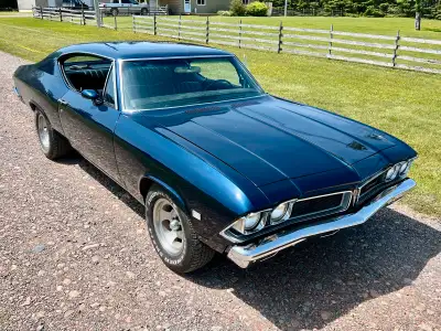 1968 Pontiac Beaumont (Canadian Chevelle) -restored 12 years ago -307 in.³ with mild cam, headers, a...