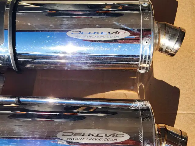 Delkevic Exhaust pipes.  in Motorcycle Parts & Accessories in Hamilton - Image 2