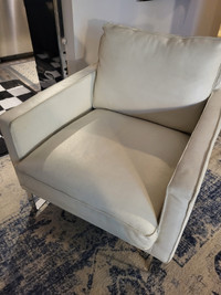 White ikea chair