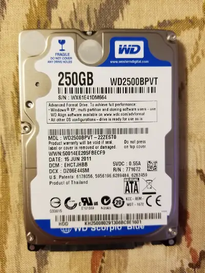 NEW LOW Price!! - HARD DRIVES 2.5" - SEVERAL AVAILABLE, View more